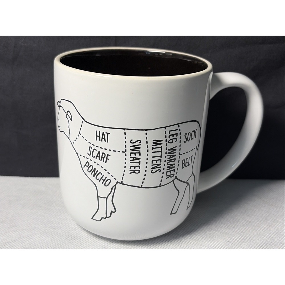 Lenny Mud Sheep Knitters Mug - New
